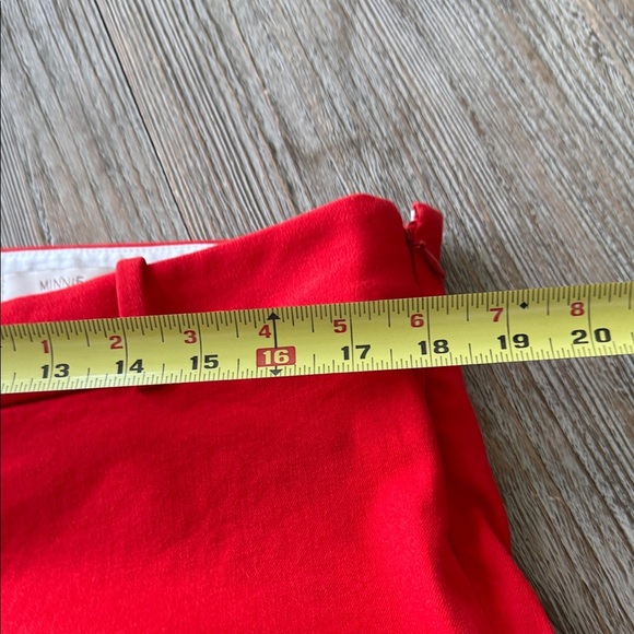 J Crew Minnie Stretch Trousers Red Pants 14 Women - Picture 8 of 12